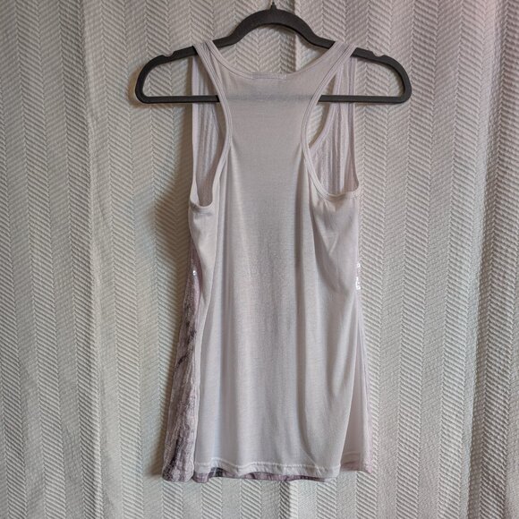 Graceland Elvis Presley Long Sequined White Tank Top Size Medium - Picture 6 of 7